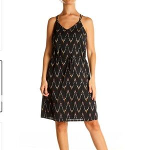 LOFT: Black Chevron Day A-Line
Dress